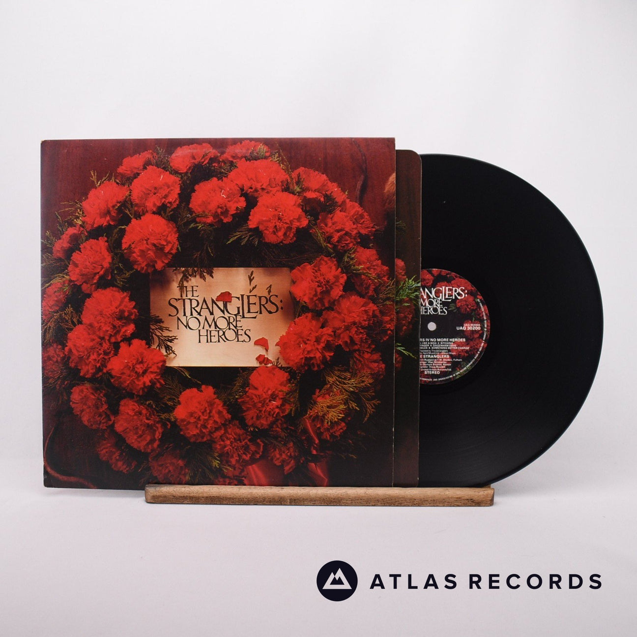 The Stranglers No More Heroes LP Vinyl Record - Front Cover & Record