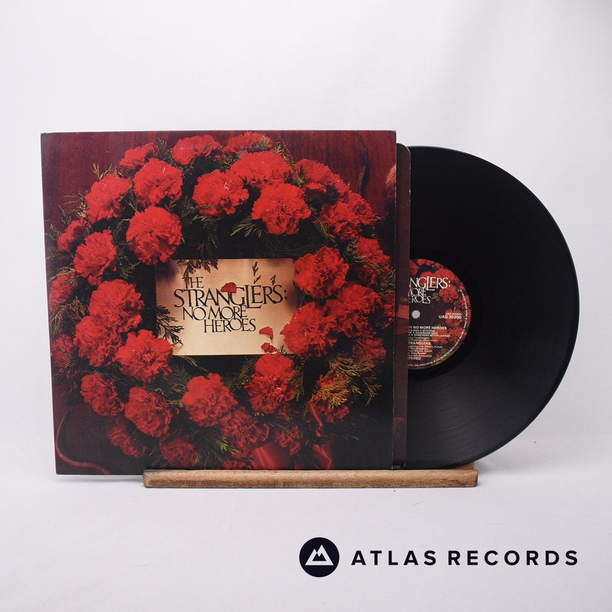 The Stranglers No More Heroes LP Vinyl Record - Front Cover & Record