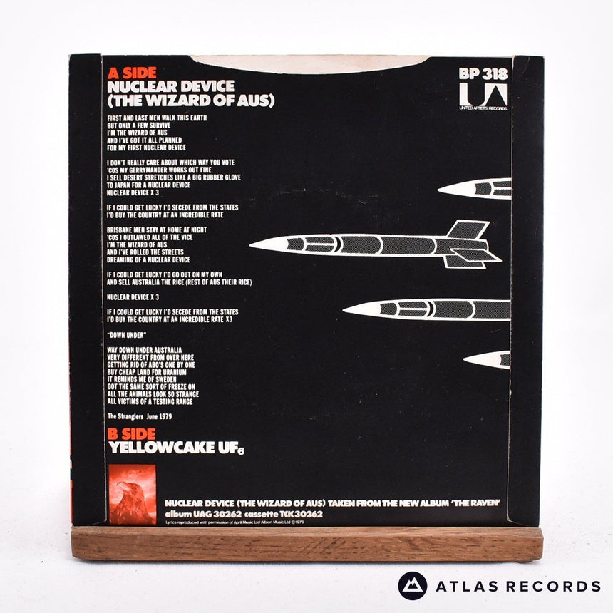 The Stranglers - Nuclear Device - 7" Vinyl Record - EX/VG+