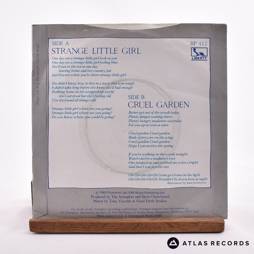 The Stranglers - Strange Little Girl - 7" Vinyl Record - VG+/EX