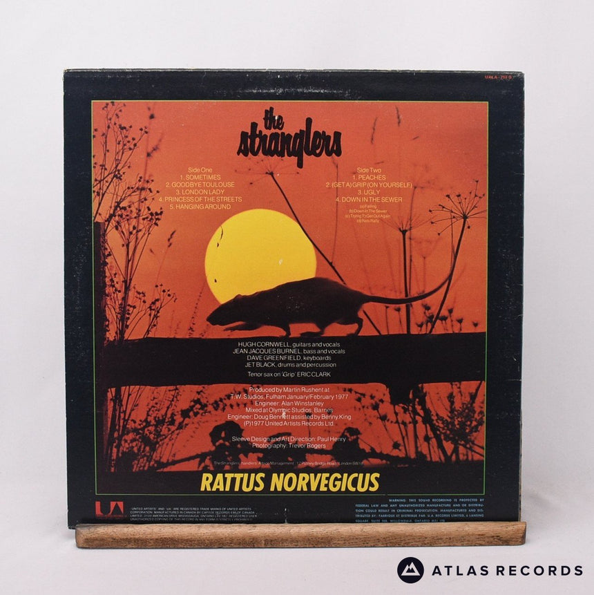 The Stranglers - Stranglers IV (Rattus Norvegicus) - LP Vinyl Record - VG/EX