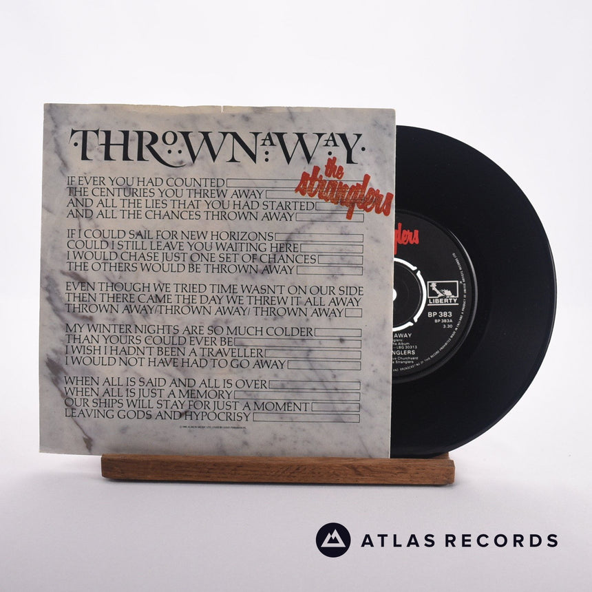 The Stranglers Thrown Away 7" Vinyl Record - Front Cover & Record