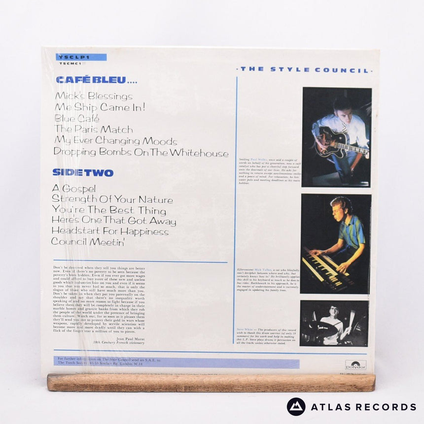 The Style Council - Café Bleu - First Press A//2 B//2 LP Vinyl Record - EX/EX