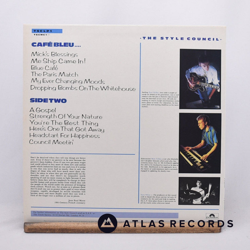 The Style Council - Café Bleu - Booklet First Press LP Vinyl Record - EX/VG+