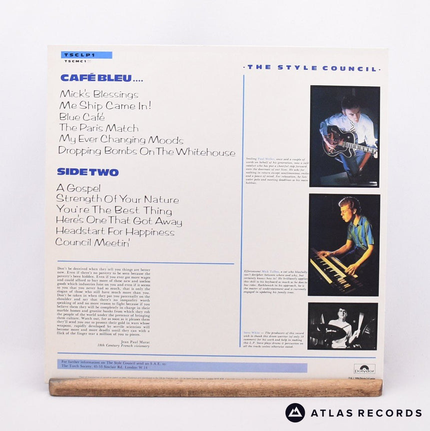 The Style Council - Café Bleu - Booklet First Press LP Vinyl Record - EX/EX