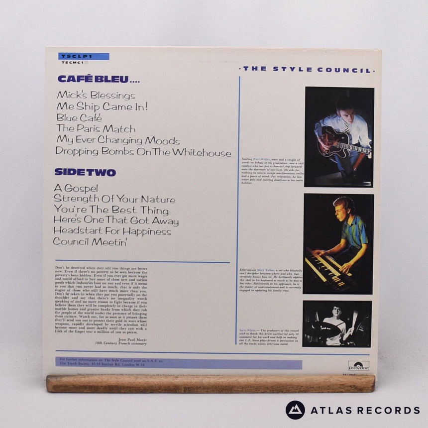 The Style Council - Café Bleu - Booklet First Press LP Vinyl Record - EX/EX