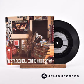 The Style Council Come To Milton Keynes 7" Vinyl Record - Front Cover & Record