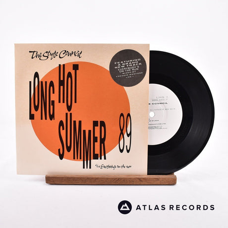 The Style Council Long Hot Summer 89 7" Vinyl Record - Front Cover & Record