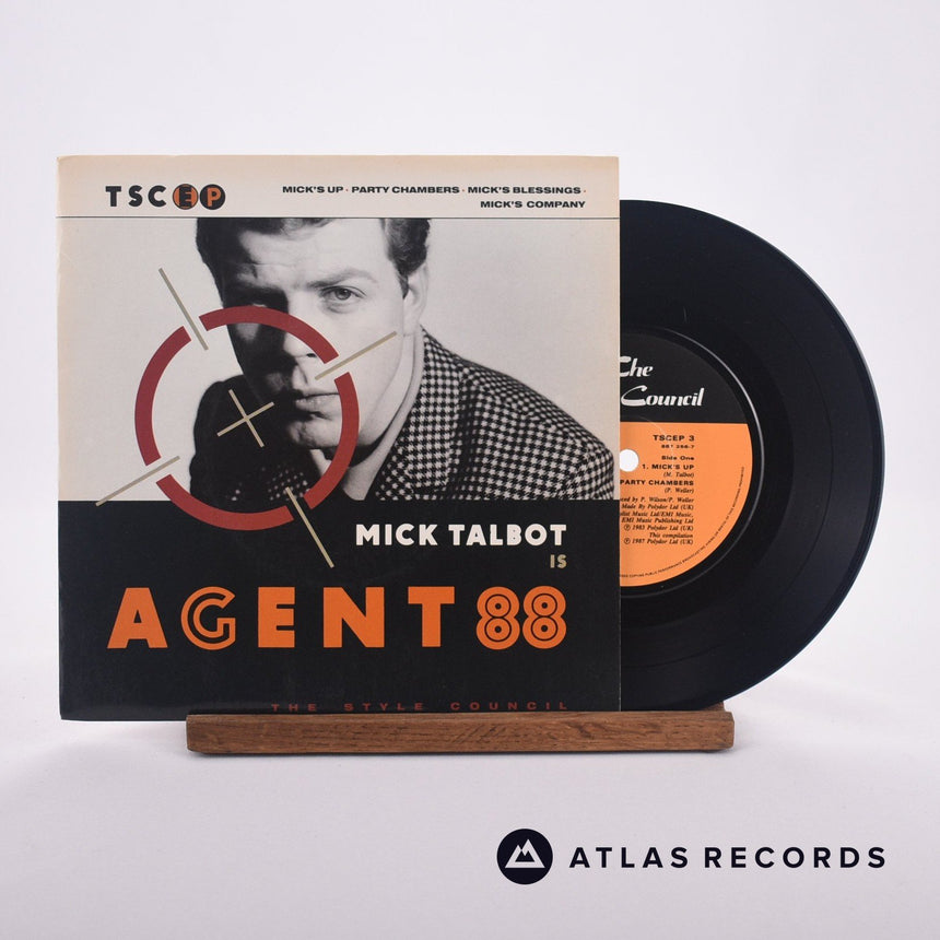 The Style Council Mick Talbot Is Agent 88 7" Vinyl Record - Front Cover & Record