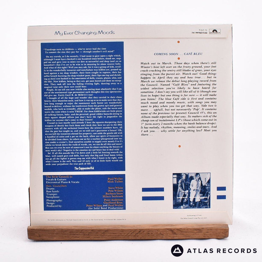 The Style Council - My Ever Changing Moods - 7" Vinyl Record - EX/VG+
