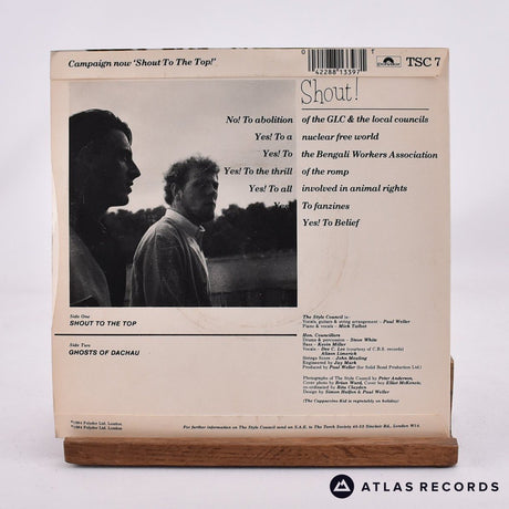 The Style Council - Shout To The Top - 7" Vinyl Record - EX/VG+