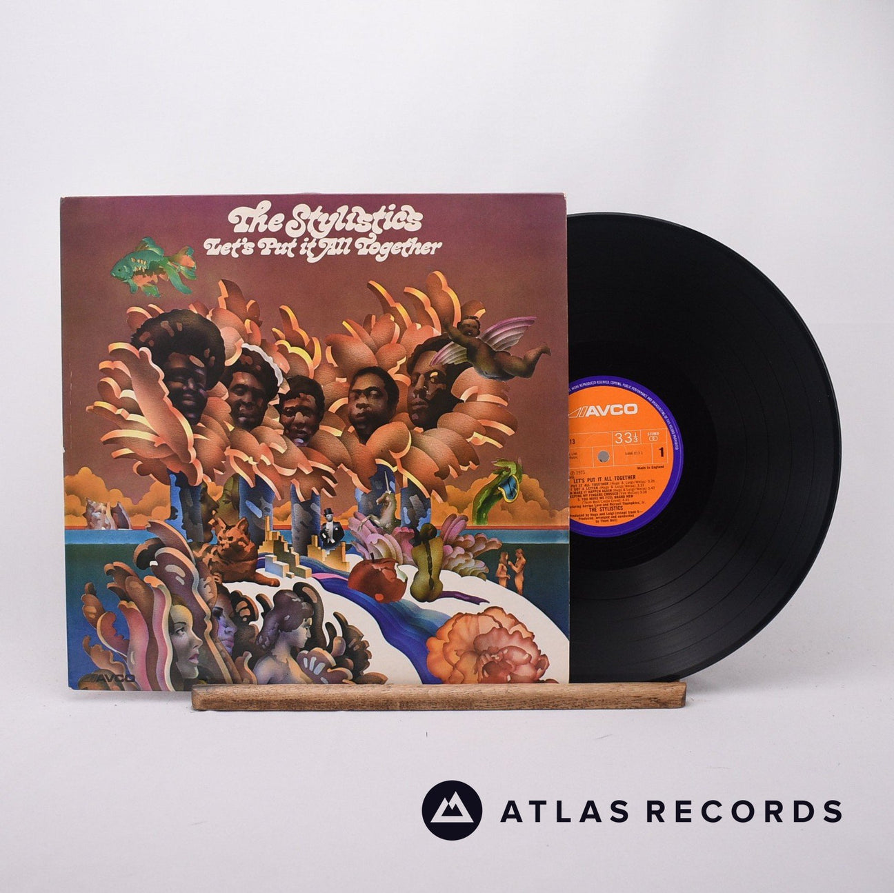 The Stylistics Let's Put It All Together LP Vinyl Record - Front Cover & Record