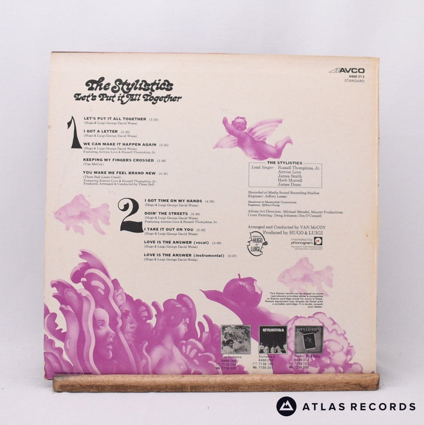The Stylistics - Let's Put It All Together - LP Vinyl Record - EX/EX