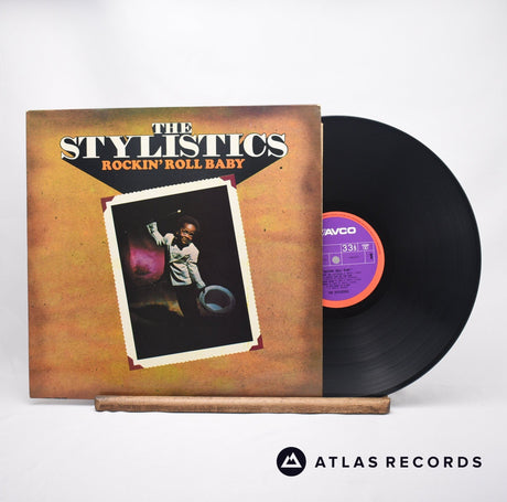 The Stylistics Rockin' Roll Baby LP Vinyl Record - Front Cover & Record