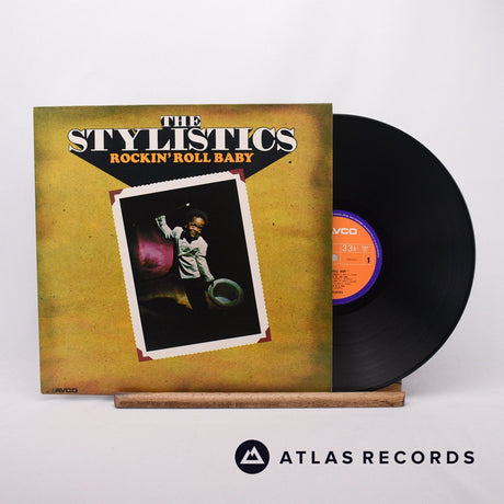The Stylistics Rockin' Roll Baby LP Vinyl Record - Front Cover & Record