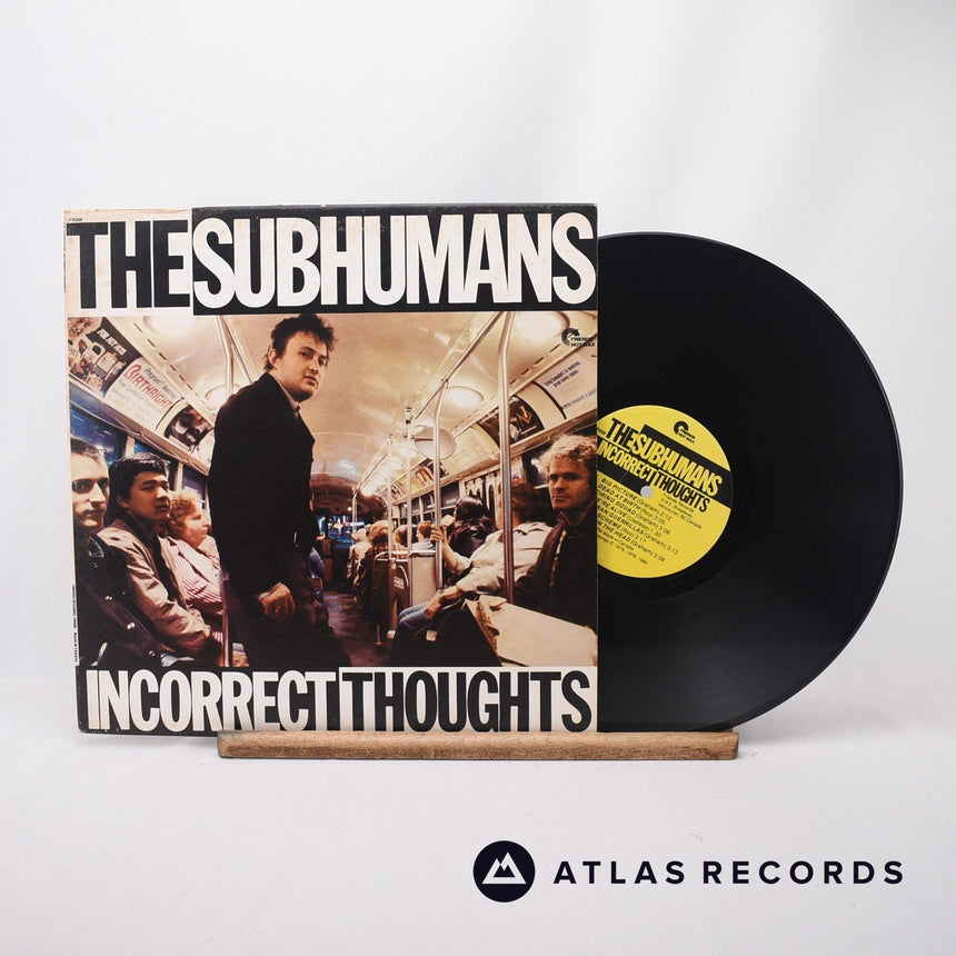 The Subhumans Incorrect Thoughts LP Vinyl Record - Front Cover & Record