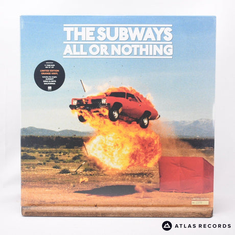 The Subways All Or Nothing LP Vinyl Record - Front Cover & Record
