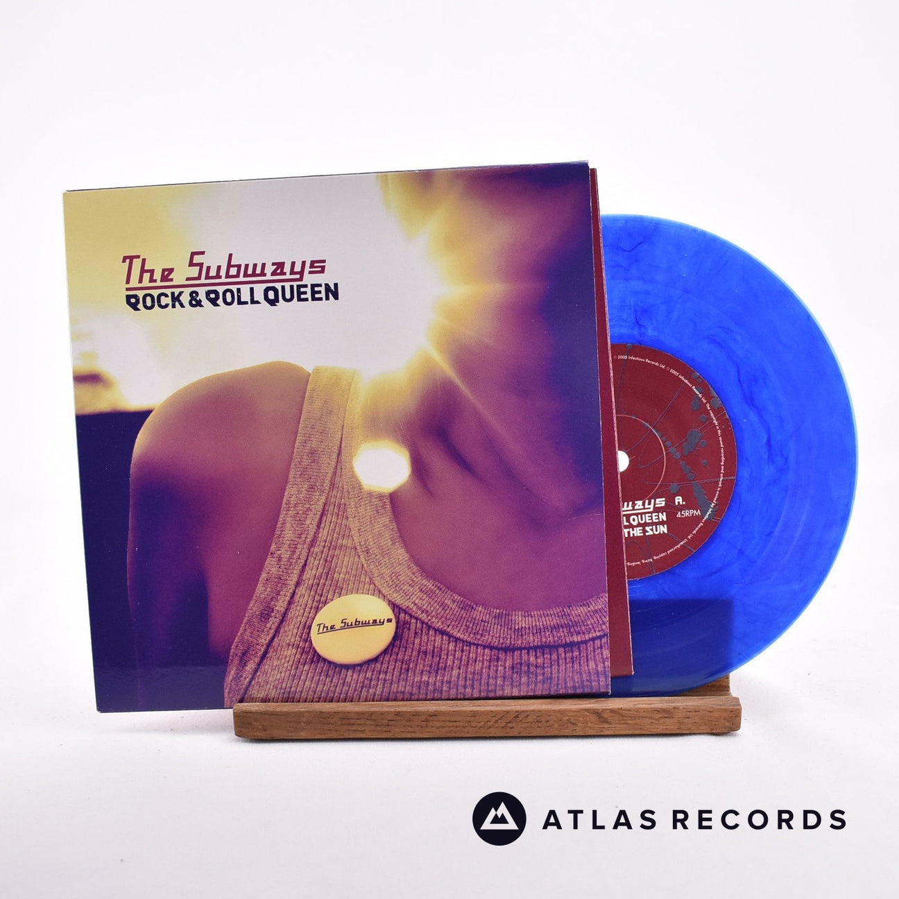 The Subways Rock & Roll Queen 7" Vinyl Record - Front Cover & Record