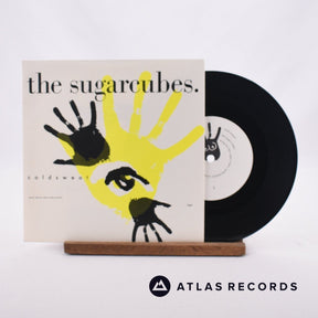 The Sugarcubes Coldsweat 7" Vinyl Record - Front Cover & Record
