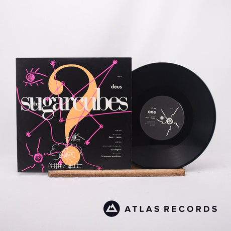 The Sugarcubes Deus 10" Vinyl Record - Front Cover & Record
