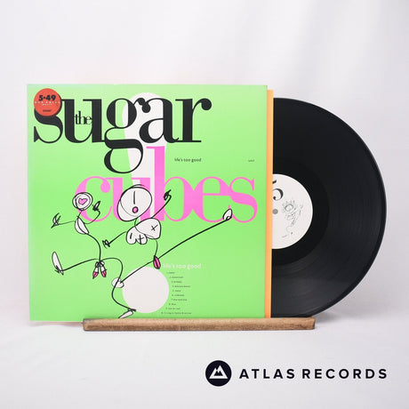 The Sugarcubes Life's Too Good LP Vinyl Record - Front Cover & Record