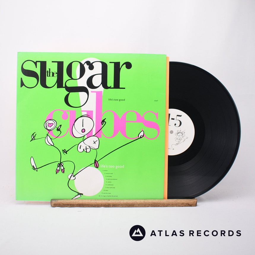 The Sugarcubes - Life's Too Good - Townhouse A2 B2 LP Vinyl Record - EX/EX