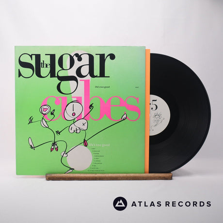 The Sugarcubes Life's Too Good LP Vinyl Record - Front Cover & Record