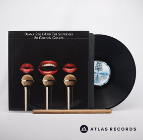 The Supremes 20 Golden Greats LP Vinyl Record - Front Cover & Record