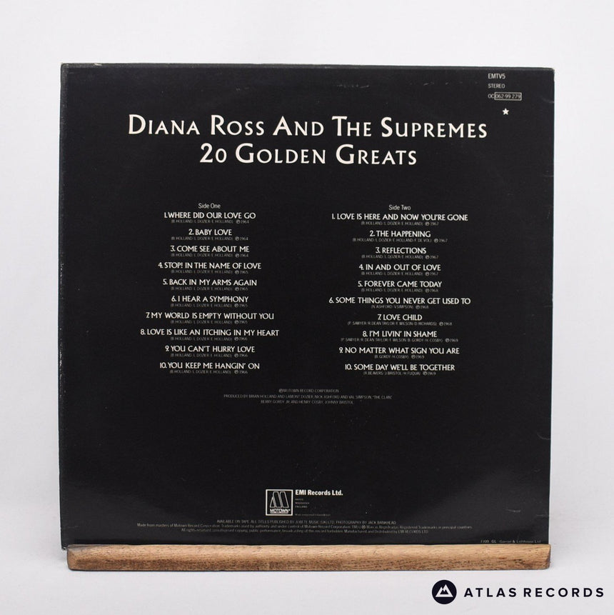 The Supremes - 20 Golden Greats - Blair LP Vinyl Record - VG+/VG+