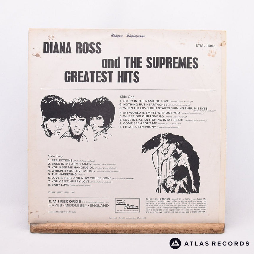 The Supremes - Greatest Hits - Repress Stereo LP Vinyl Record - VG+/VG+