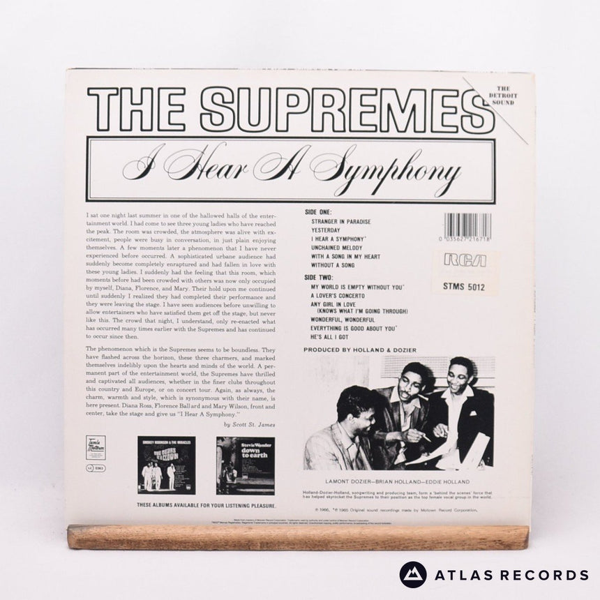 The Supremes - I Hear A Symphony - LP Vinyl Record - VG+/EX