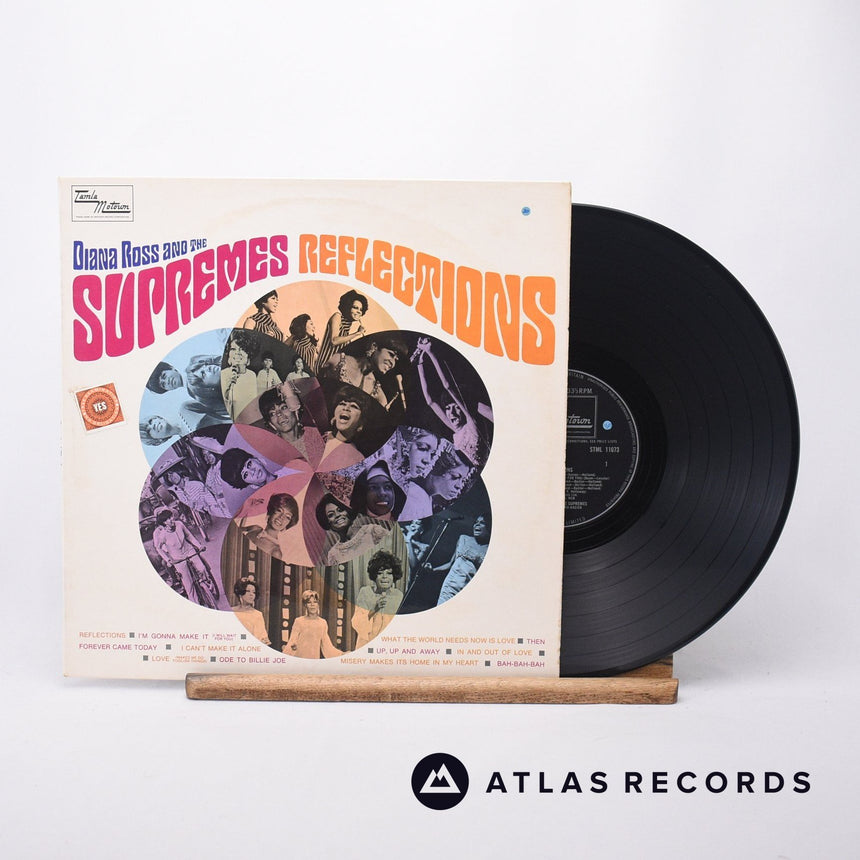The Supremes Reflections LP Vinyl Record - Front Cover & Record