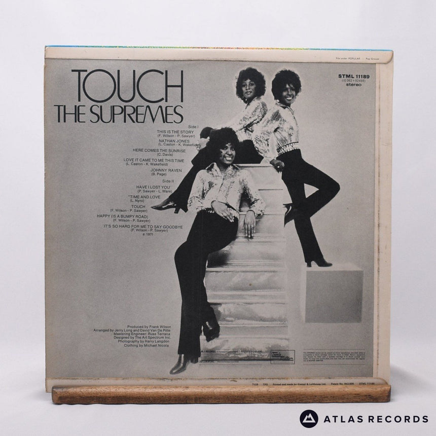 The Supremes - Touch - LP Vinyl Record - EX/EX