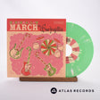 The Surfrajettes Marshmallow March 7" Vinyl Record - Front Cover & Record