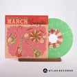 The Surfrajettes Marshmallow March 7" Vinyl Record - Front Cover & Record