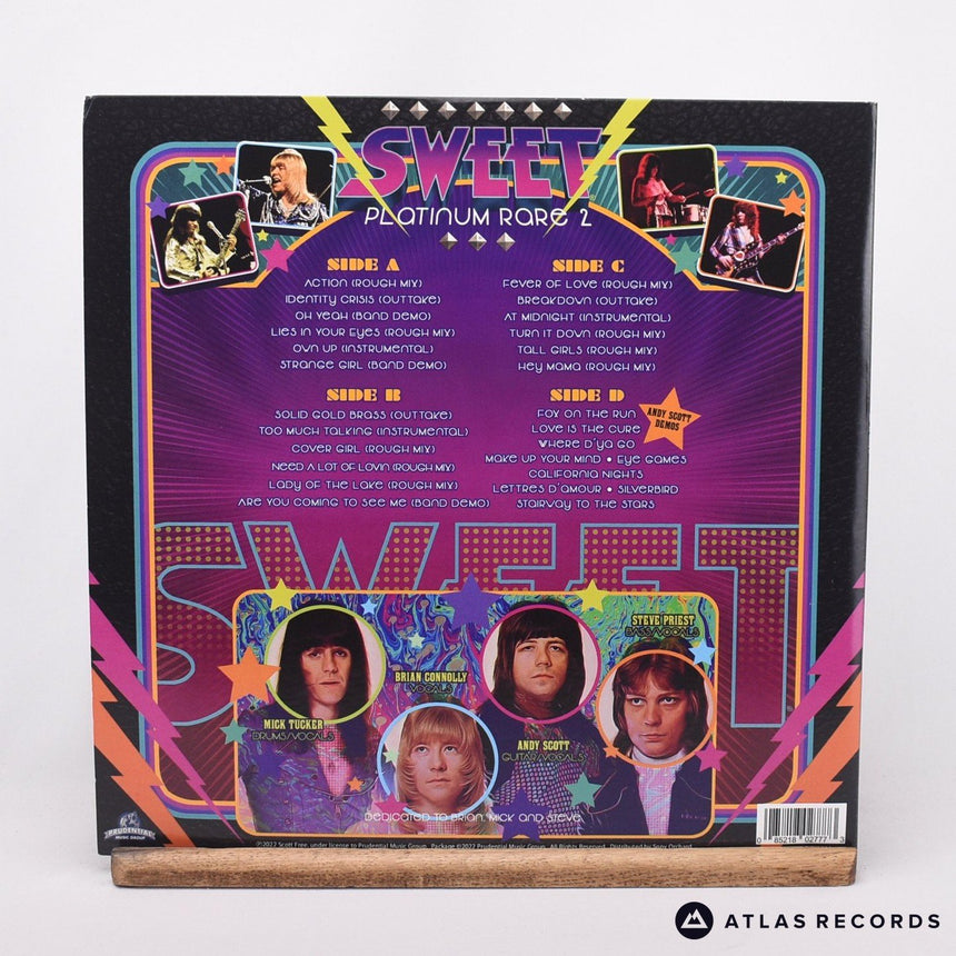 The Sweet - Platinum Rare 2 - Metallic Silver 2 x LP Vinyl Record - NM/NM