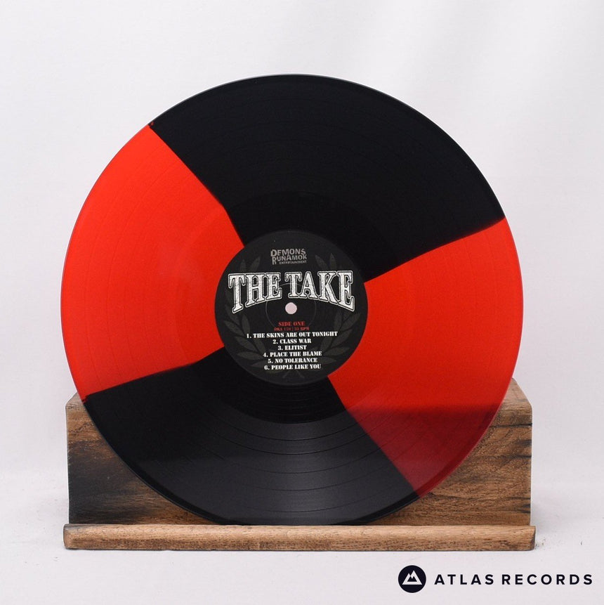 The Take - The Take - Red Translucent Black Split LP Vinyl Record - NM/NM