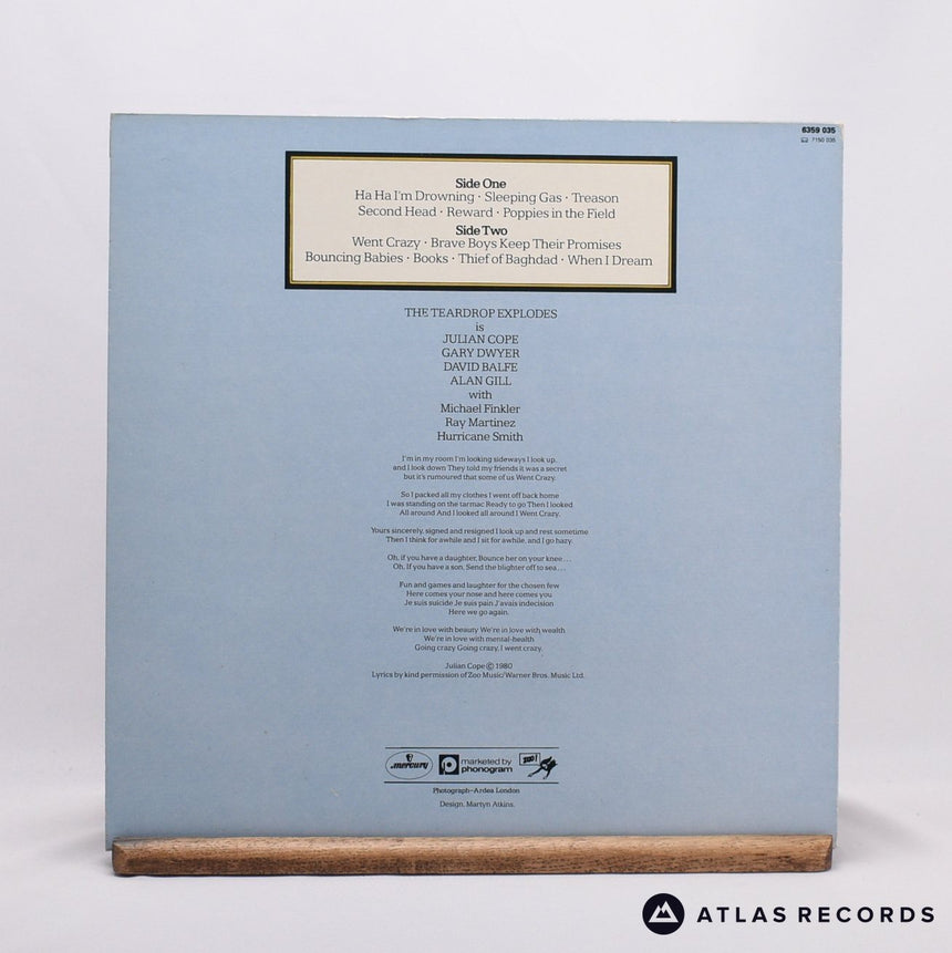 The Teardrop Explodes - Kilimanjaro - Reissue LP Vinyl Record - EX/EX