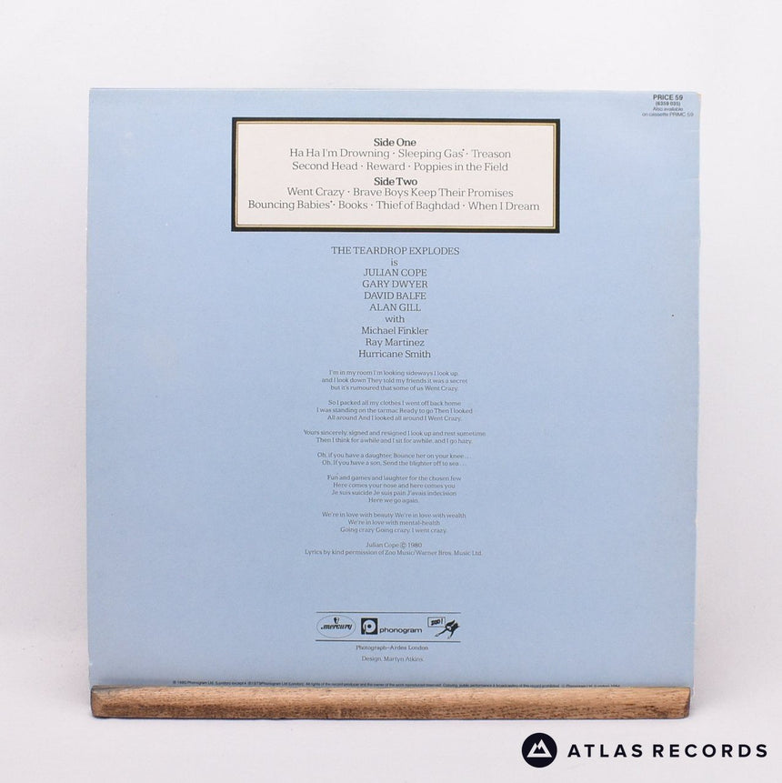 The Teardrop Explodes - Kilimanjaro - Reissue LP Vinyl Record - EX/EX