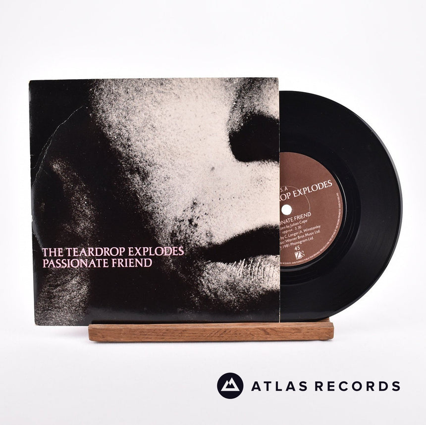 The Teardrop Explodes Passionate Friend 7" Vinyl Record - Front Cover & Record
