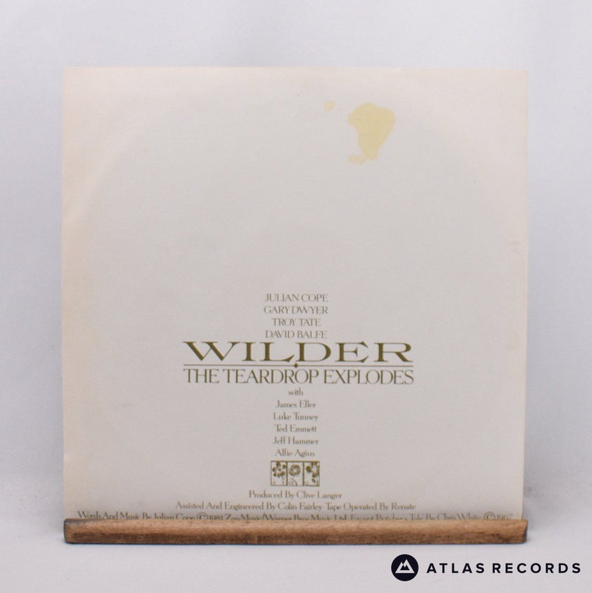 The Teardrop Explodes - Wilder - First Press A//2 B//1 LP Vinyl Record - VG+/VG+