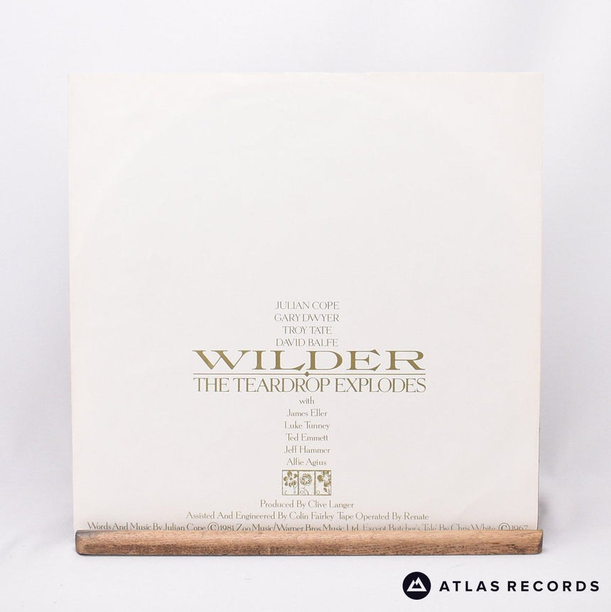 The Teardrop Explodes - Wilder - LP Vinyl Record - VG+/VG+