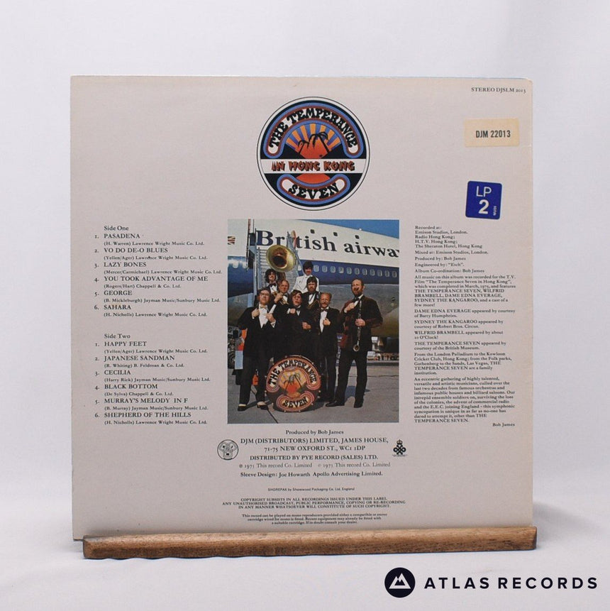 The Temperance Seven - In Hong Kong - LP Vinyl Record - EX/EX