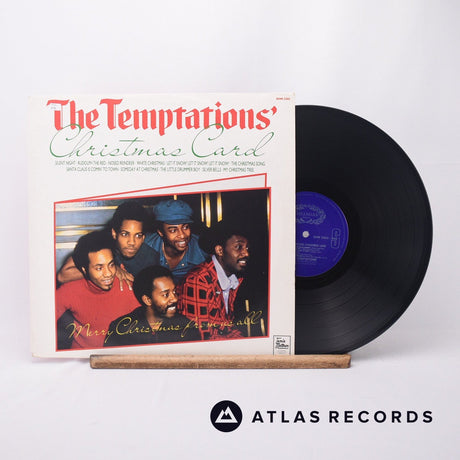 The Temptations The Temptations' Christmas Card LP Vinyl Record - Front Cover & Record