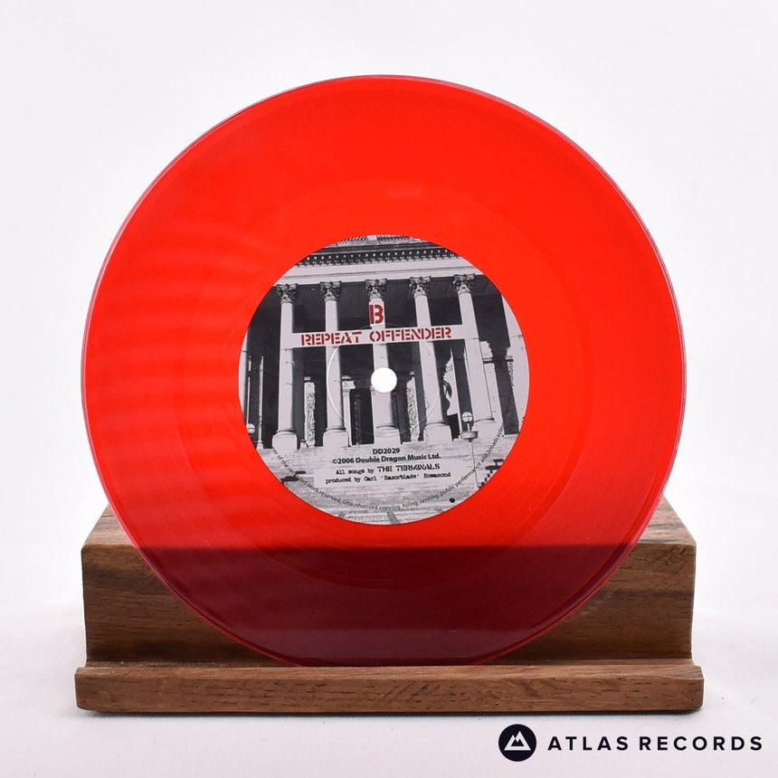 The Terminals - Dictator - Red Transparent 7" Vinyl Record - EX/EX