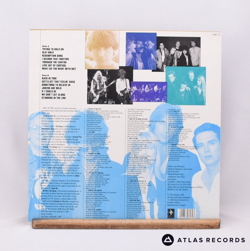 The Textones - Back In Time - LP Vinyl Record - EX/EX