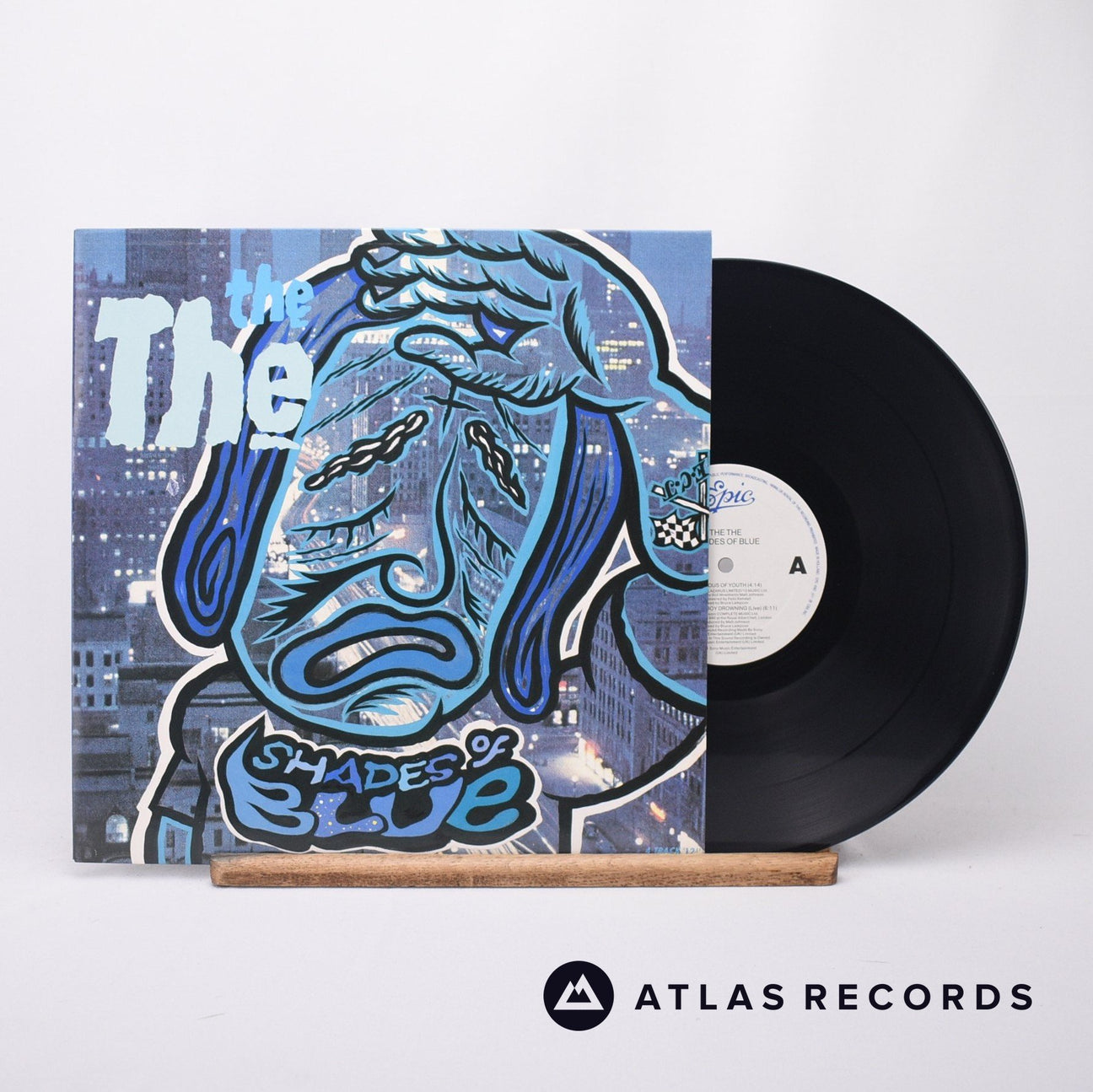 The The Shades Of Blue 12" Vinyl Record - Front Cover & Record
