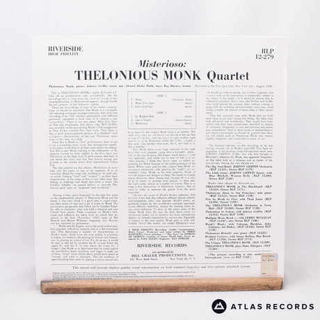 The Thelonious Monk Quartet - Misterioso - Booklet LP Vinyl Record - NM/EX