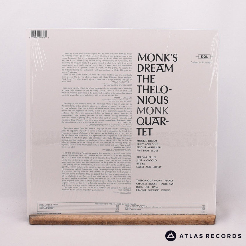 The Thelonious Monk Quartet - Monk's Dream - LP Vinyl Record - NM/NM