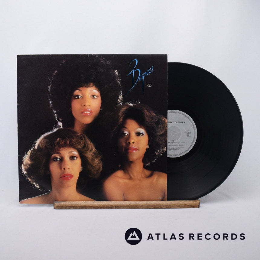 The Three Degrees 3D LP Vinyl Record - Front Cover & Record